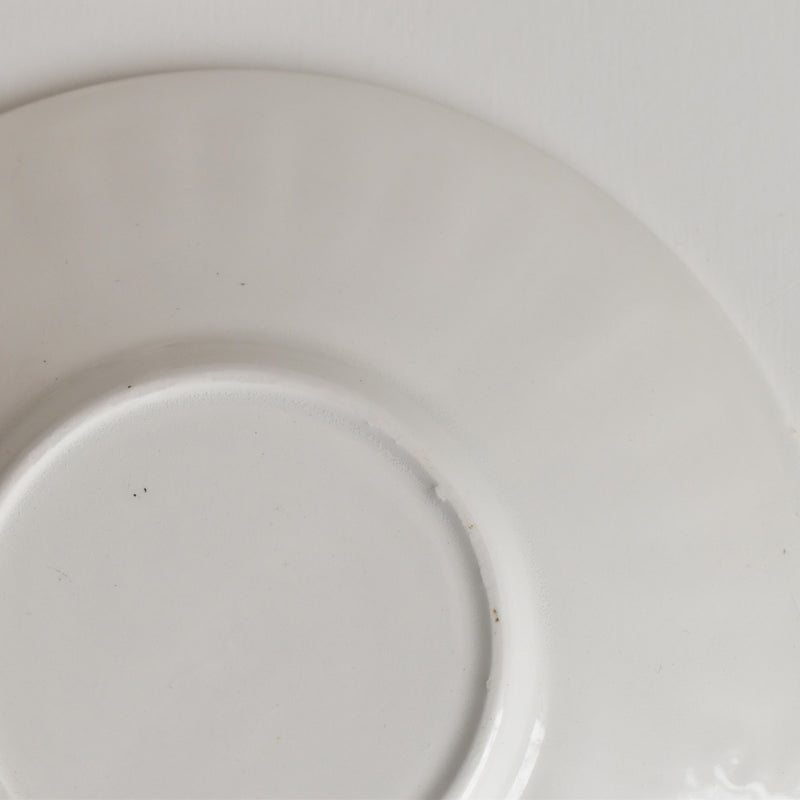 Vintage Coffee Cup & Saucer Digoin & Sarreguemines Hardy D