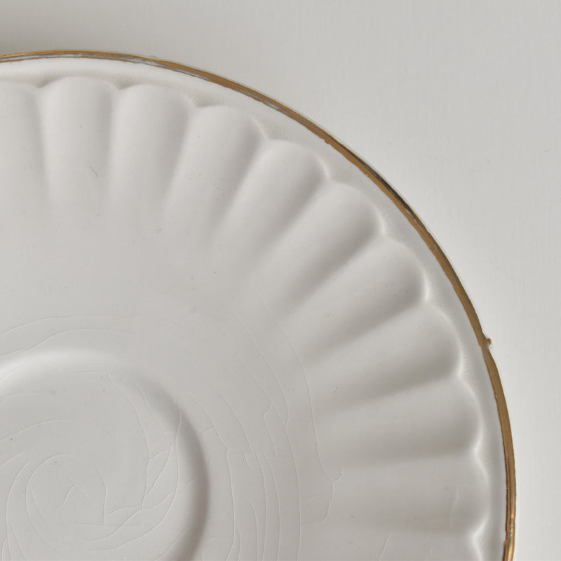 Vintage Coffee Cup & Saucer Digoin & Sarreguemines Hardy D
