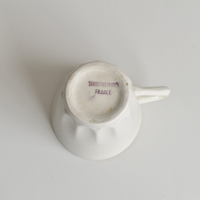ヴィンテージコーヒーカップ＆ソーサー ディゴワン＆サルグミンヌ Hardy E