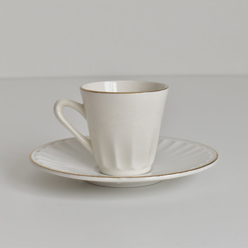 ヴィンテージコーヒーカップ＆ソーサー ディゴワン＆サルグミンヌ Hardy E