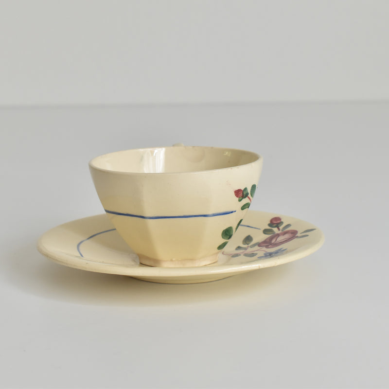Vintage Cup and Saucer DIGOIN SARREGUEMINES 9183 A