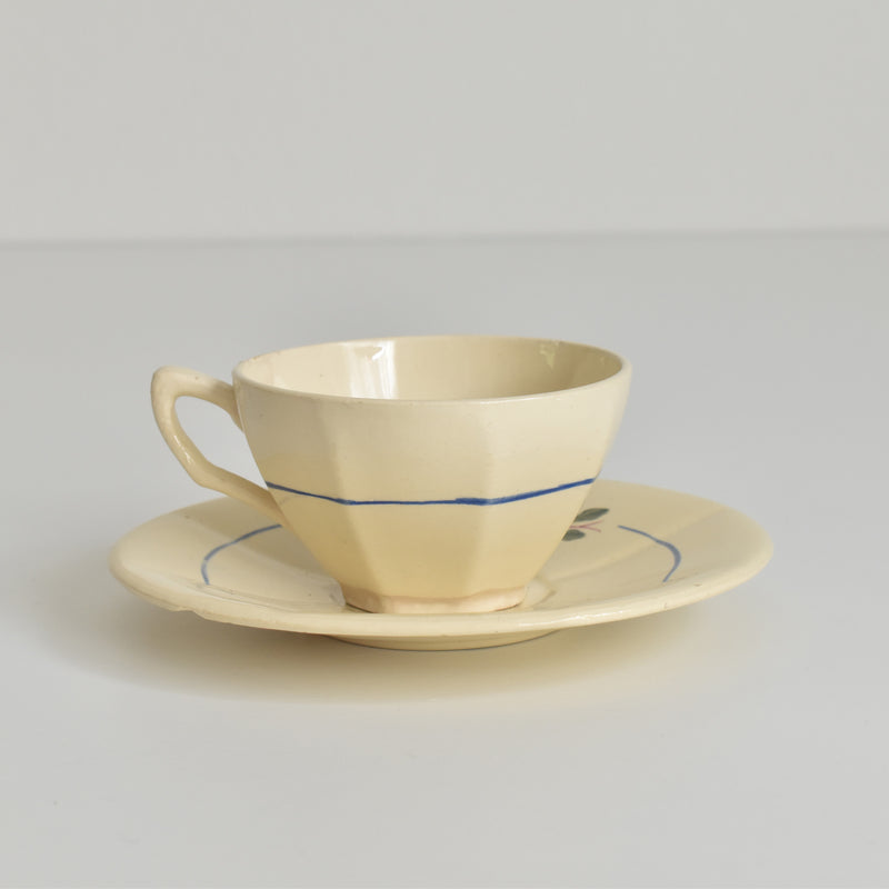 Vintage Cup and Saucer DIGOIN SARREGUEMINES 9183 A