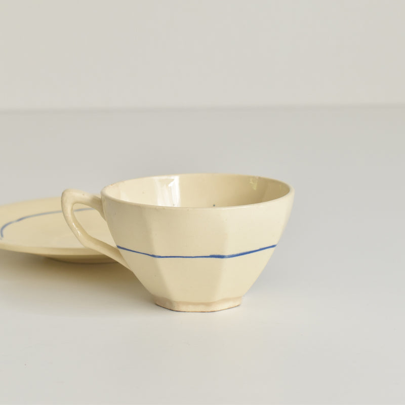 Vintage Cup and Saucer DIGOIN SARREGUEMINES 9183 A