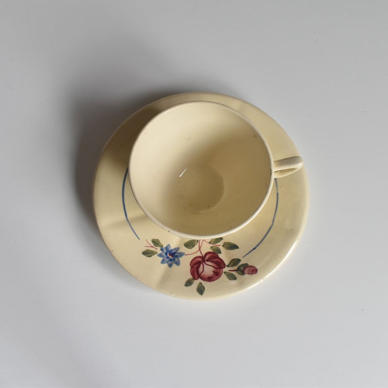 Vintage Cup and Saucer DIGOIN SARREGUEMINES 9183 A