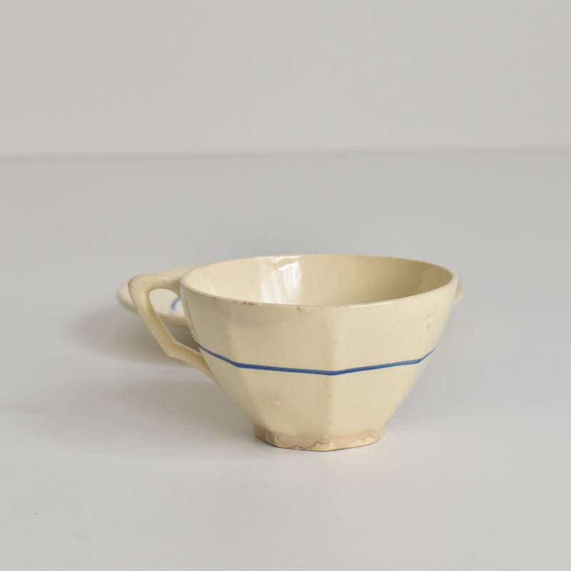 Vintage cup and saucer DIGOIN SARREGUEMINES 9183 B