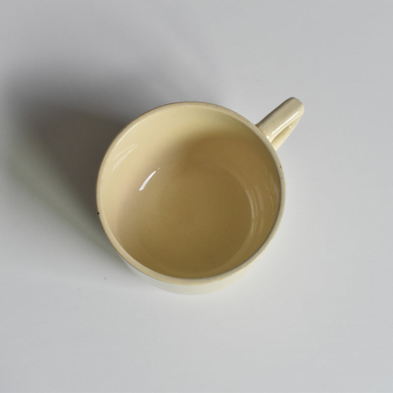 Vintage Cup Digoin & Sarreguemines Cream A