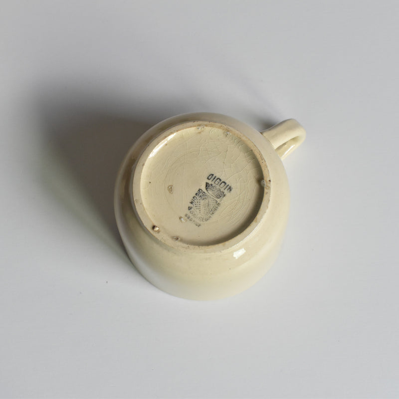 Vintage Cup Digoin & Sarreguemines Cream A