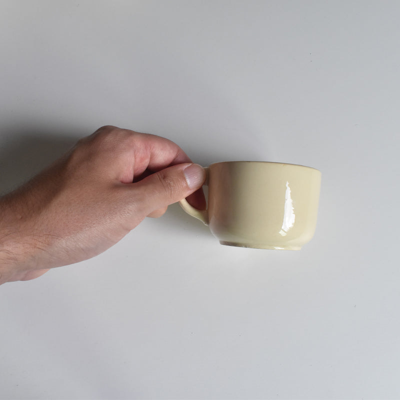 Vintage Cup Digoin & Sarreguemines Cream B