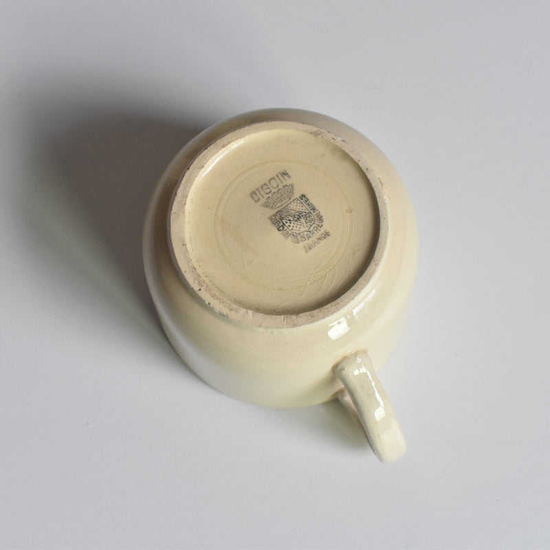 Vintage Cup Digoin & Sarreguemines Cream B
