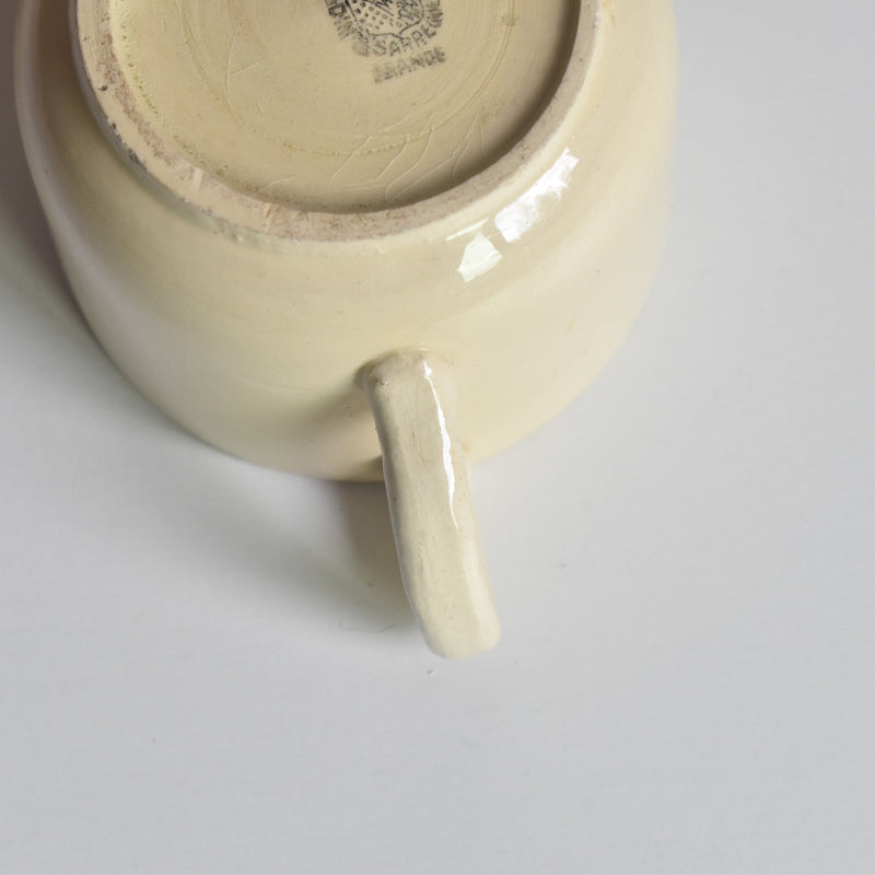Vintage Cup Digoin & Sarreguemines Cream B