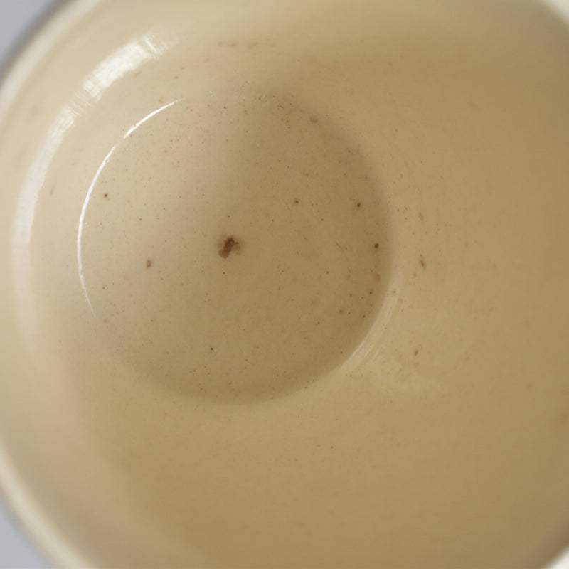 Vintage Demitasse Cup Digoin & Sarreguemines Cream