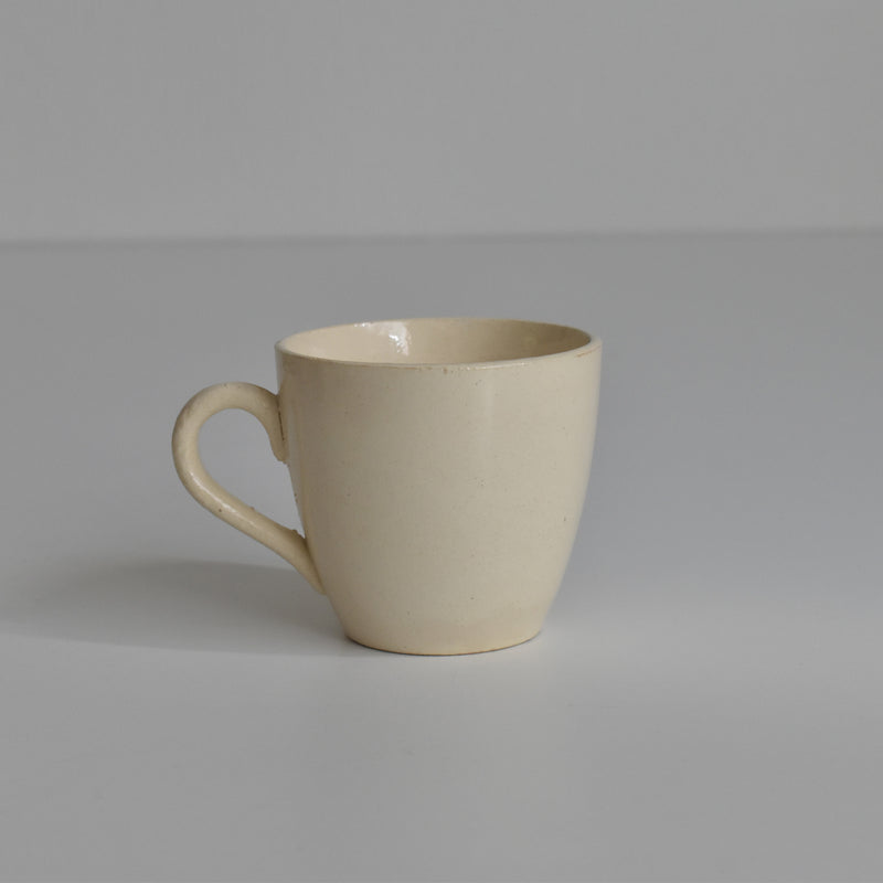 Vintage Demitasse Cup Digoin & Sarreguemines Cream