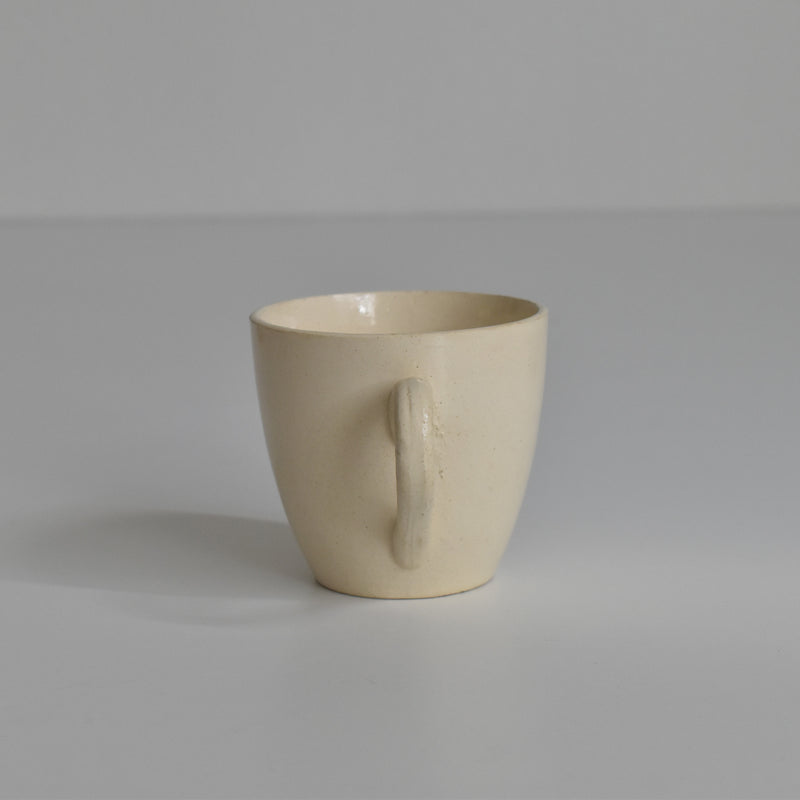 Vintage Demitasse Cup Digoin & Sarreguemines Cream
