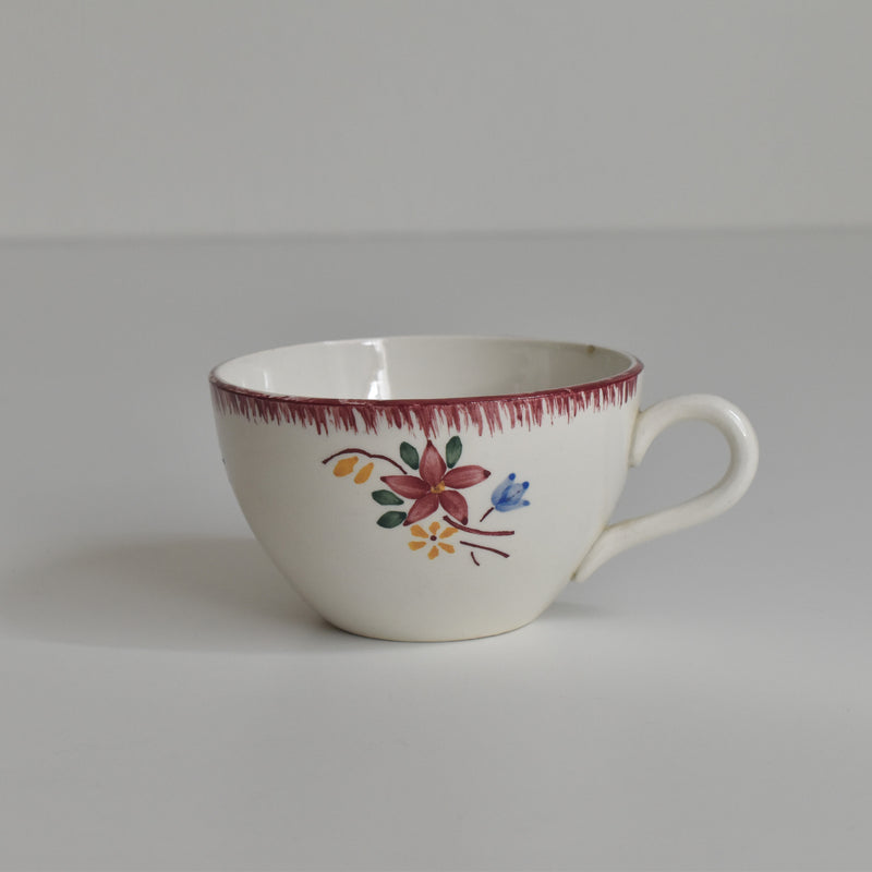 Vintage Cup Digoin & Sarreguemines Evelyne A