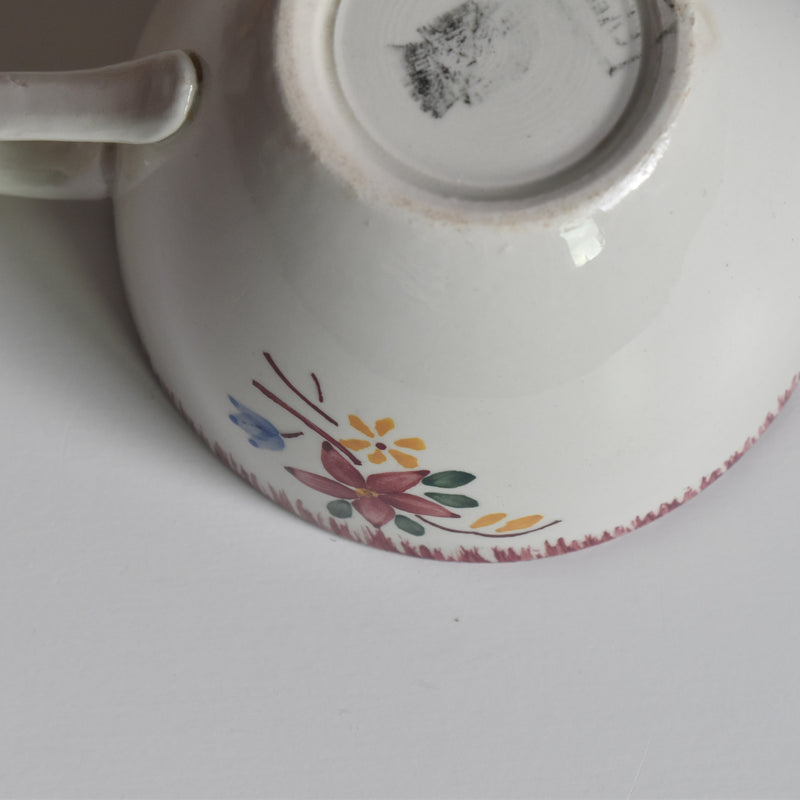 Vintage Cup Digoin & Sarreguemines Evelyne A