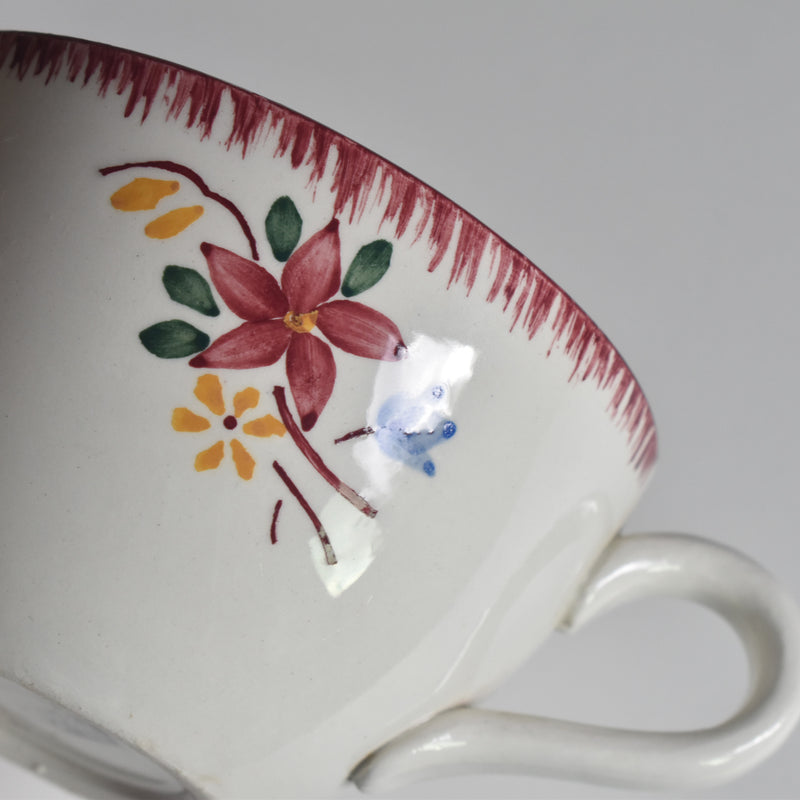 Vintage Cup Digoin & Sarreguemines Evelyne A