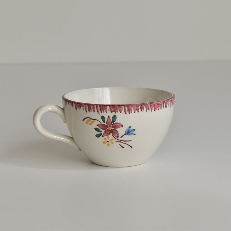 Vintage Cup Digoin & Sarreguemines Evelyne A