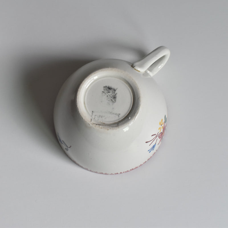 Vintage Cup Digoin & Sarreguemines Evelyne A