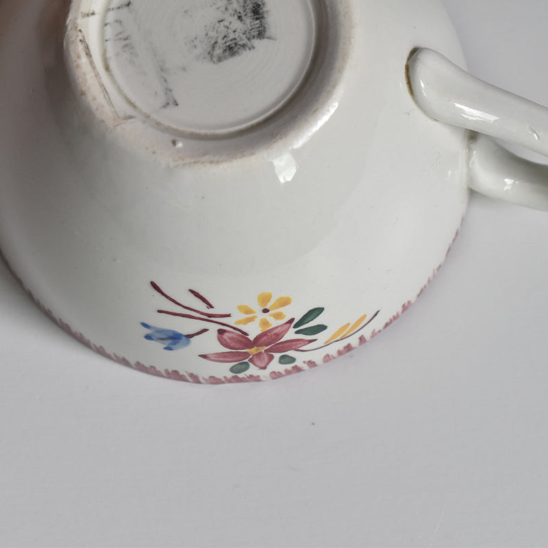 Vintage Cup Digoin & Sarreguemines Evelyne A
