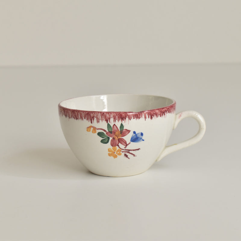 Vintage Cup Digoin & Sarreguemines Evelyne B