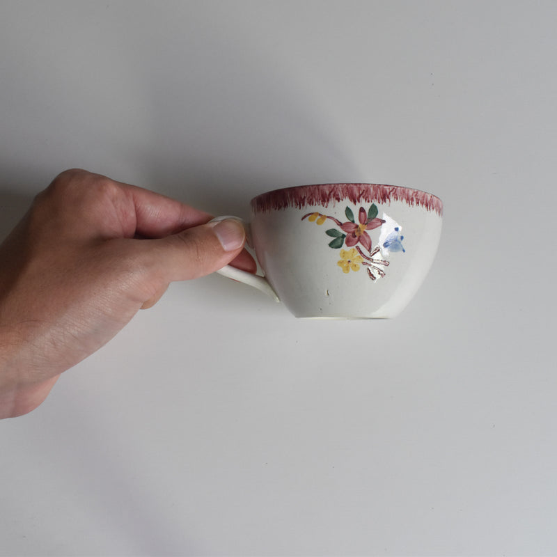 Vintage Cup Digoin & Sarreguemines Evelyne B
