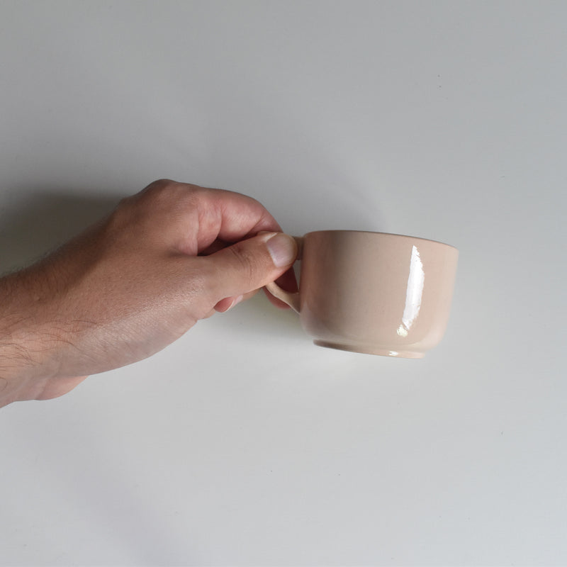 Vintage cup Digoin & Sarreguemines Rose poudré A