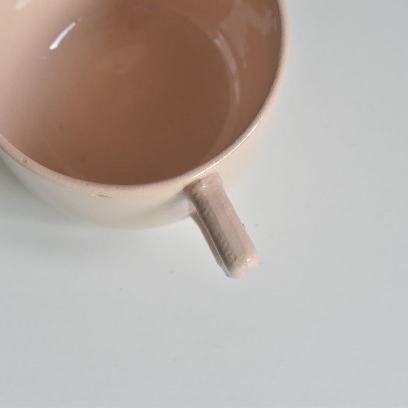 Vintage cup Digoin & Sarreguemines Rose poudré A