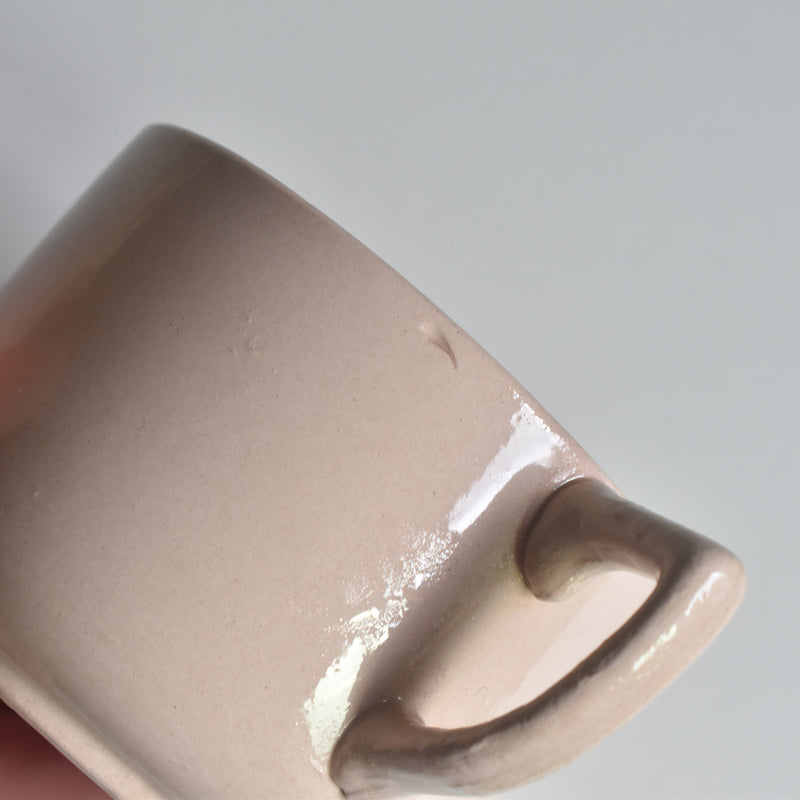 Vintage cup Digoin & Sarreguemines Rose poudré A