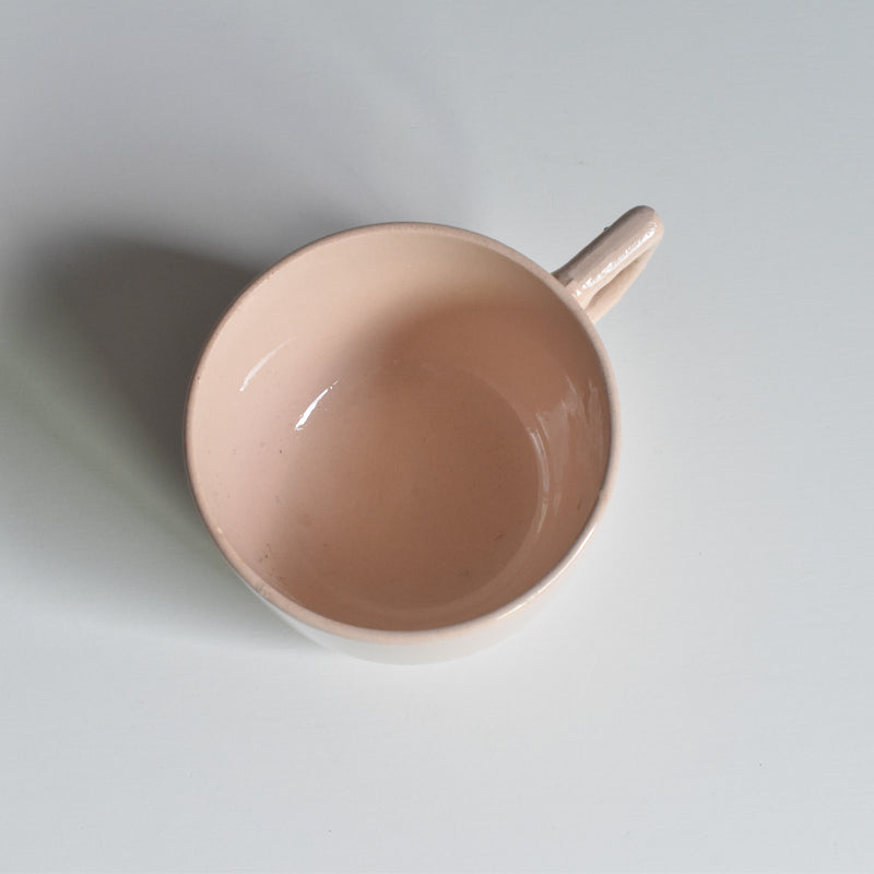 Vintage cup Digoin & Sarreguemines Rose poudré A