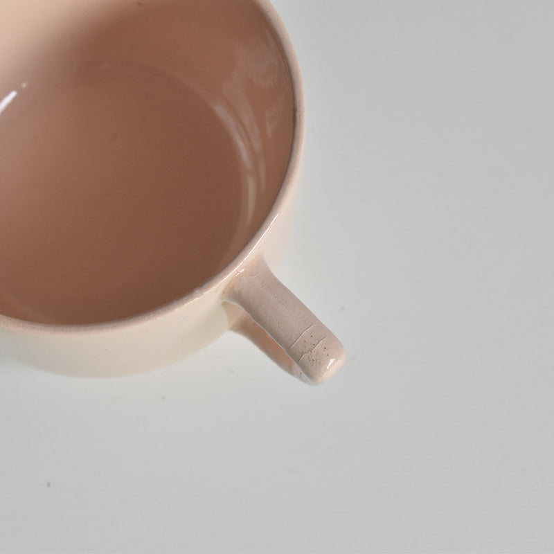 Vintage Cup Digoin & Sarreguemines Rose poudré B