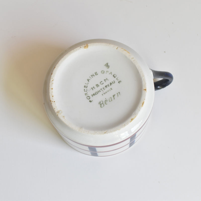 Vintage teacup Creil et Montereau Béarn A