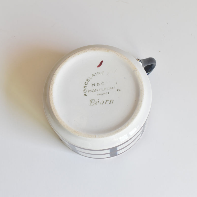 ヴィンテージティーカップ クレイユモントロー Béarn (ベアルヌ） B