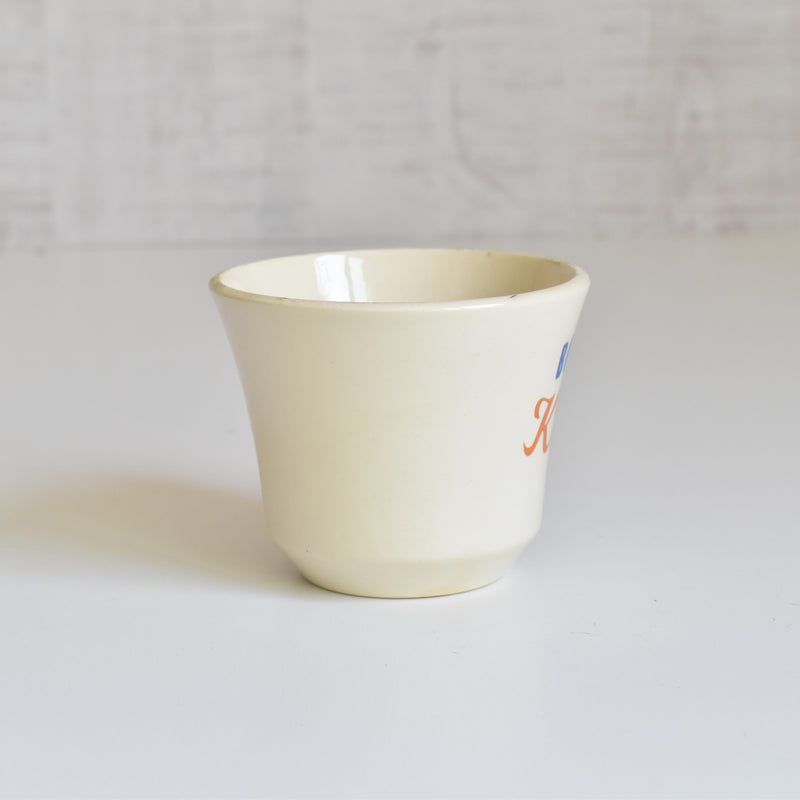 Vintage Cup Digoin & Sarreguemines Bouillon Krikox