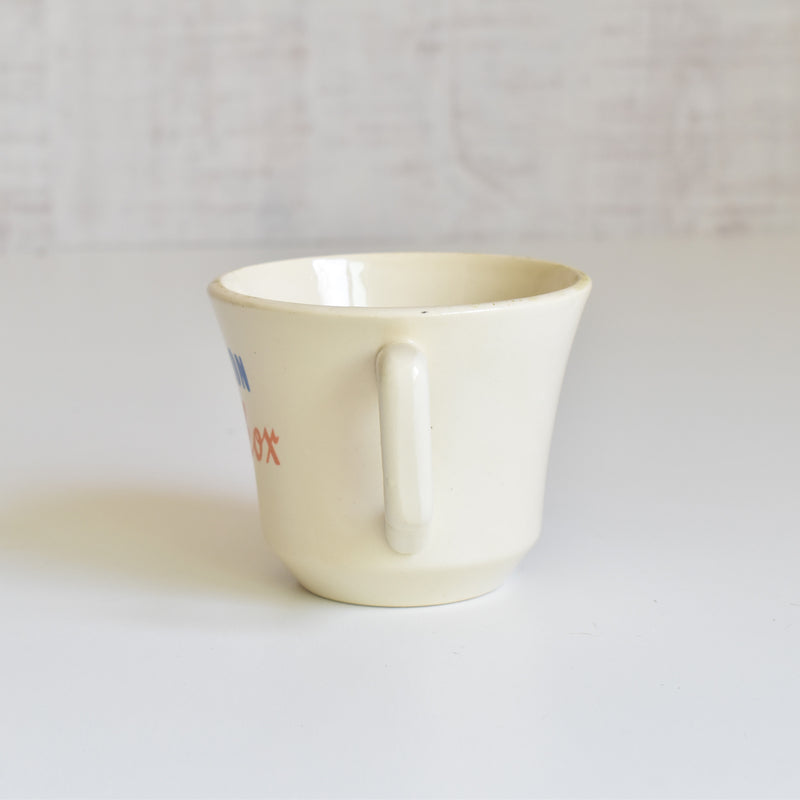Vintage Cup Digoin & Sarreguemines Bouillon Krikox