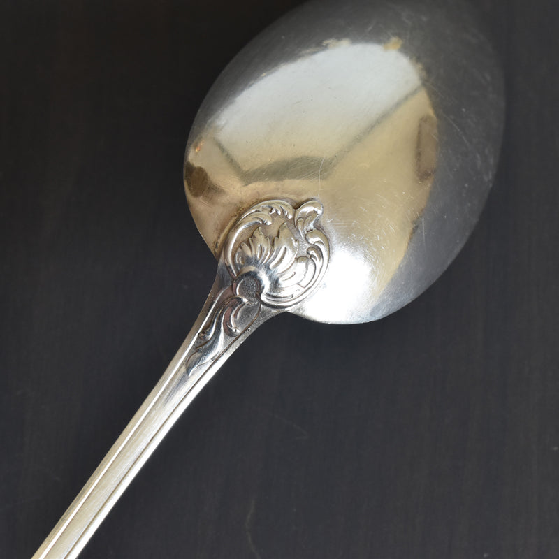 アンティーク銀メッキ サービススプーン BONNEL
