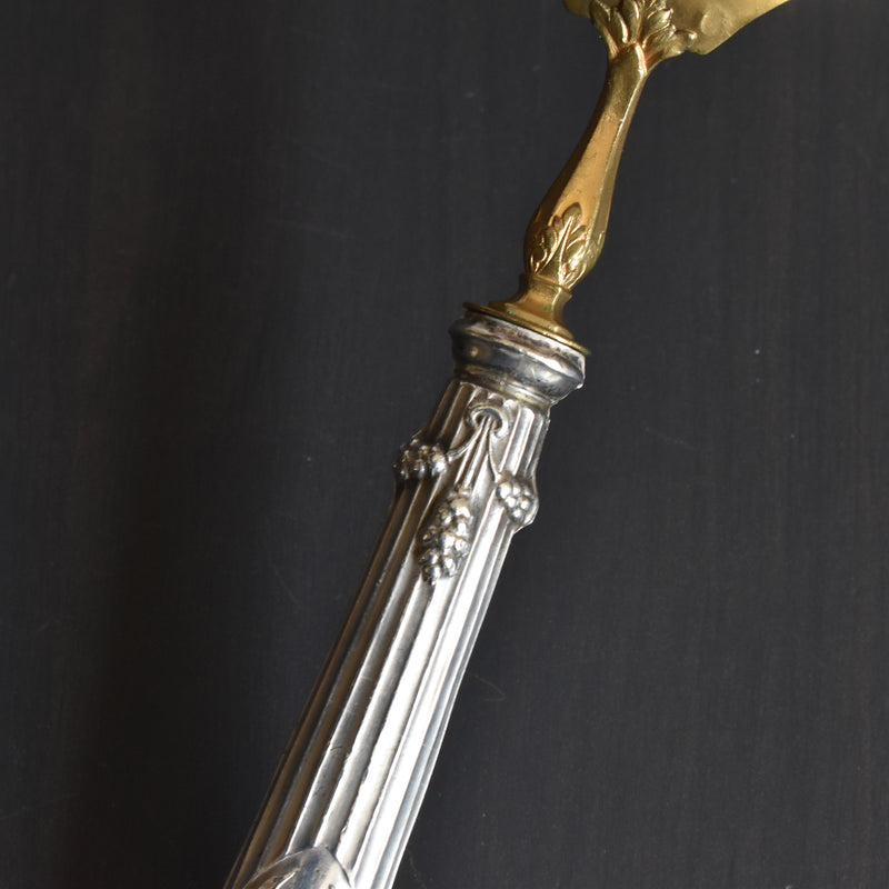 アンティーク 銀＆真鍮ストローベリースプーンMosgau & Lehmann