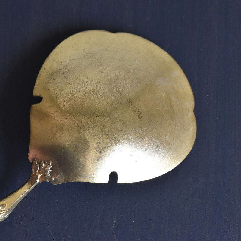 アンティーク 銀＆真鍮ストローベリースプーンMosgau & Lehmann