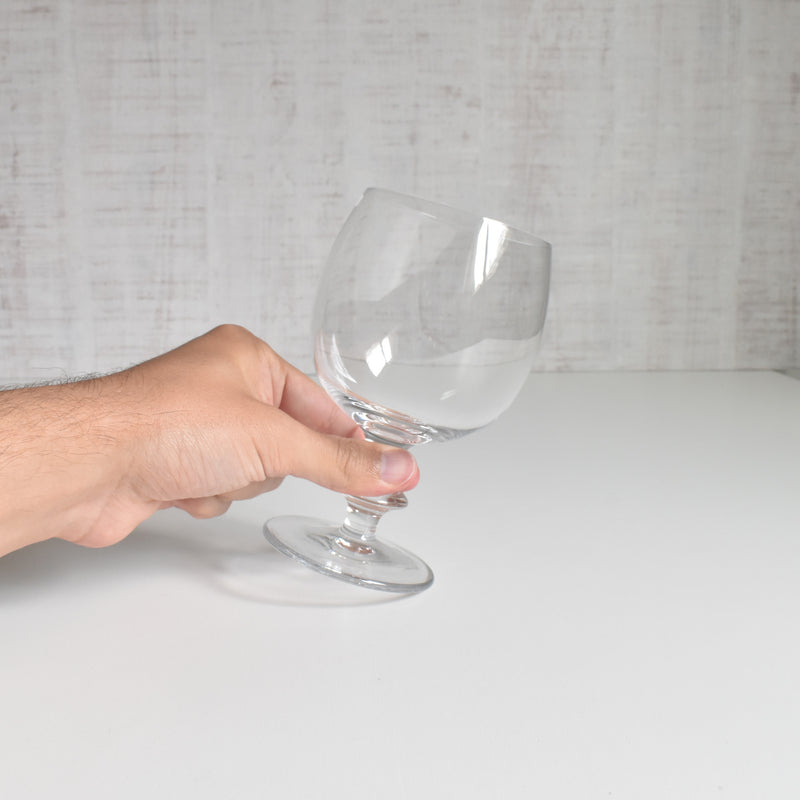 Vintage Crystal Glass Dome from Beaune, France