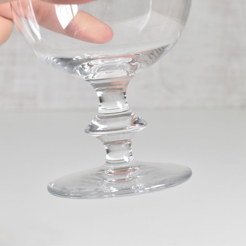 Vintage Crystal Glass Dome from Beaune, France