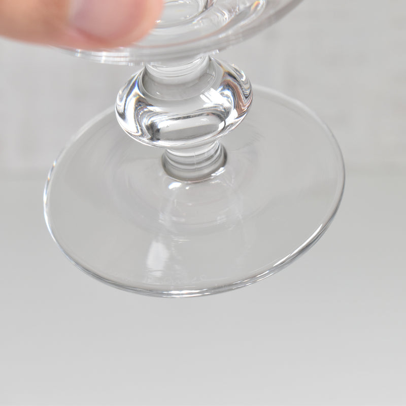 Vintage Crystal Glass Dome from Beaune, France