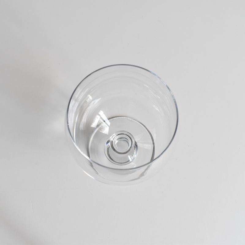 Vintage Crystal Glass Dome from Beaune, France