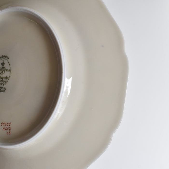 ヴィンテージデザートプレート フッチェンロイター Germany Madelaine 17.5 A