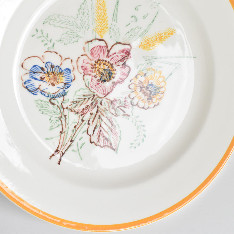 Vintage Dessert Plate ADP LUXCERAM (Luxceram) B