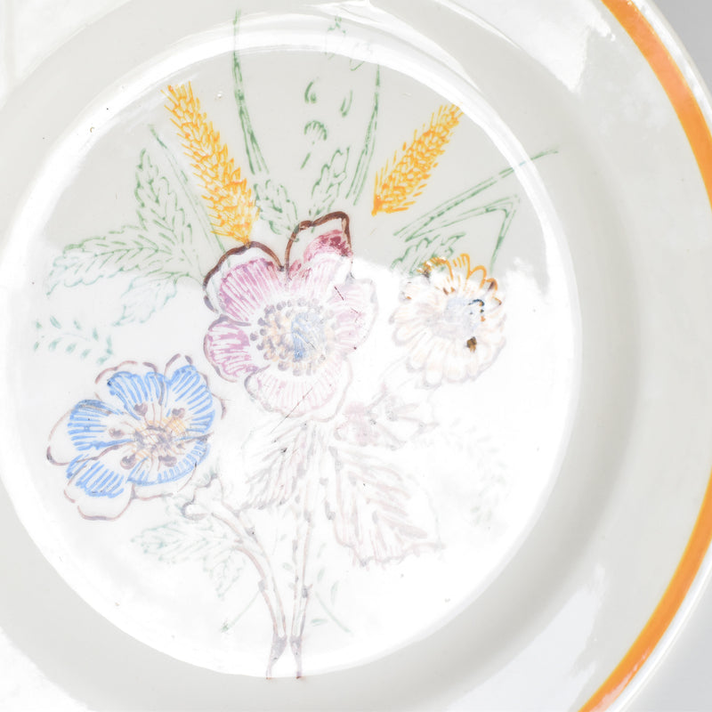 Vintage dessert plate ADP LUXCERAM