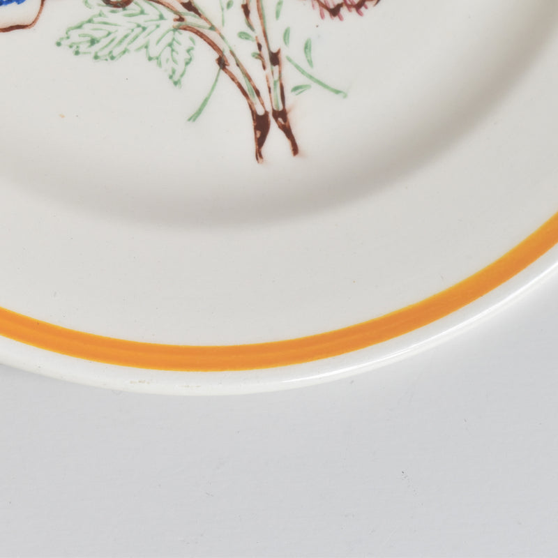 Vintage dessert plate ADP LUXCERAM
