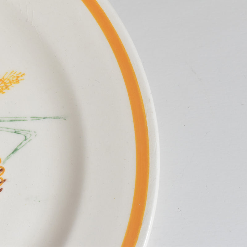 Vintage dessert plate ADP LUXCERAM