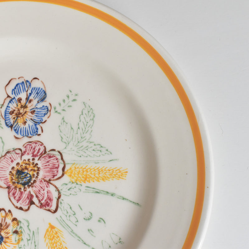 Vintage dessert plate ADP LUXCERAM