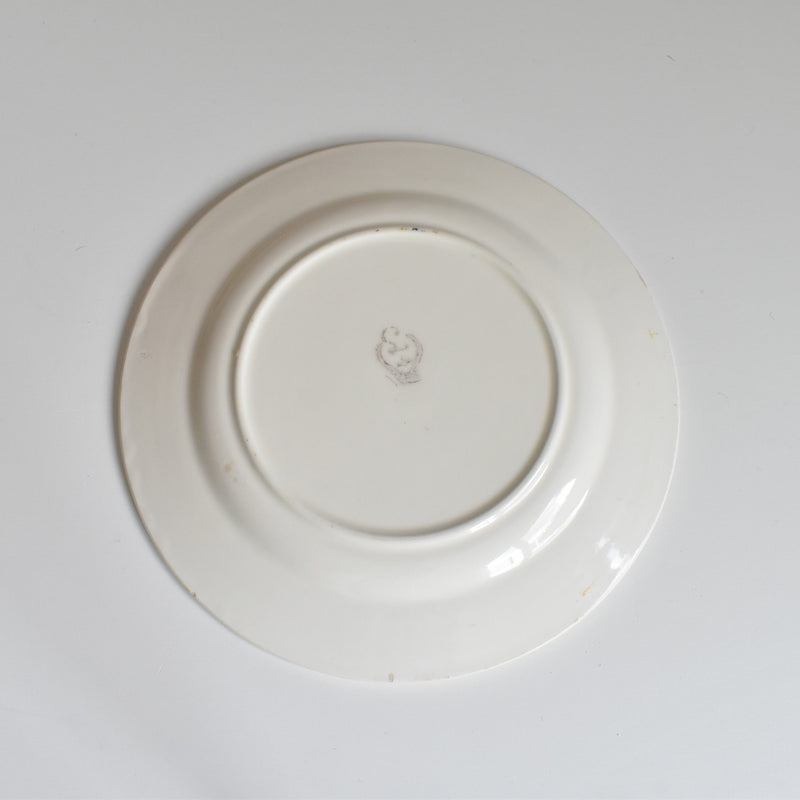 Vintage dessert plate ADP LUXCERAM