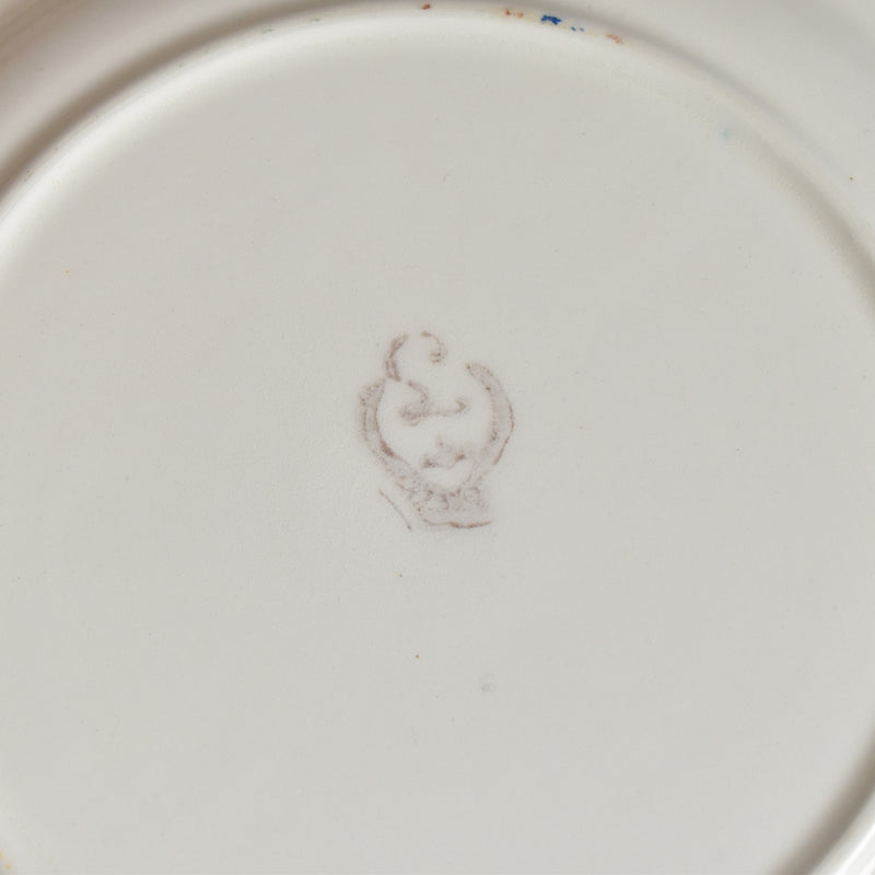 Vintage dessert plate ADP LUXCERAM