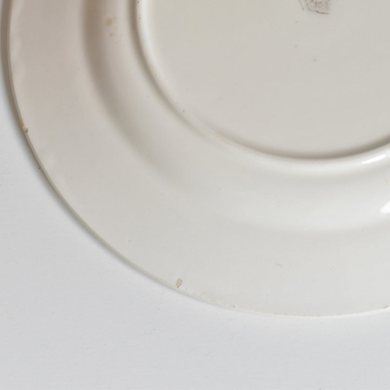 Vintage dessert plate ADP LUXCERAM